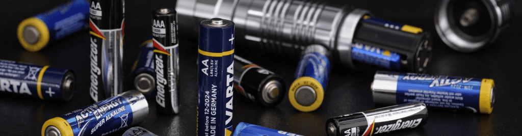 Photo collectes des piles et batteries
